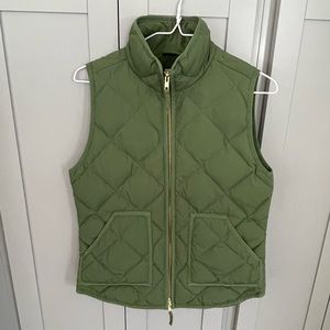 Jcrew Quilted Down Vest - Women’s XS